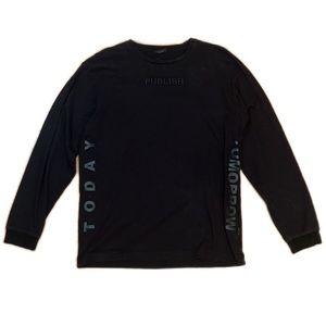 Publish Brand Clothing Crew Long Sleeve, size Medium